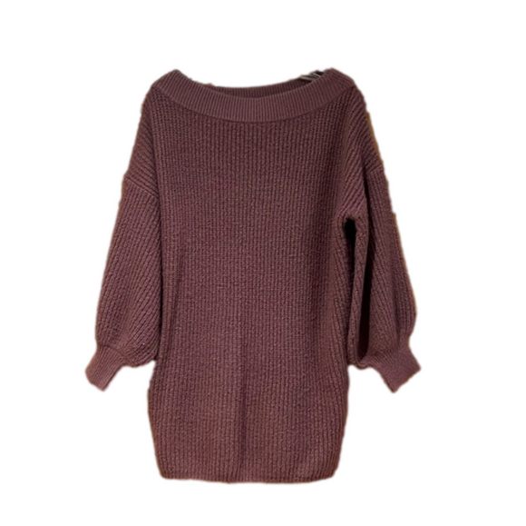 Express Oversized Balloon Sleeve Sweater Dress Small - Picture 1 of 5